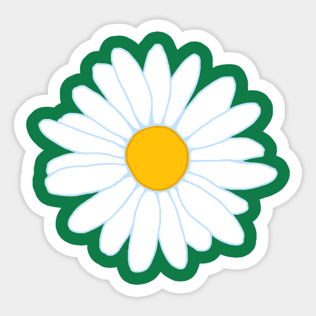 Simply Daisy Flower Sticker by Art by Deborah Camp